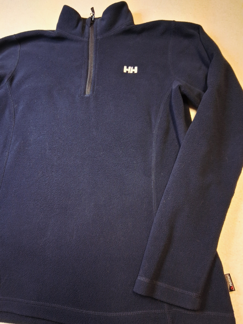 Helly Hansen Navy Half-Zip Fleece Pullover - Picture 3 of 4